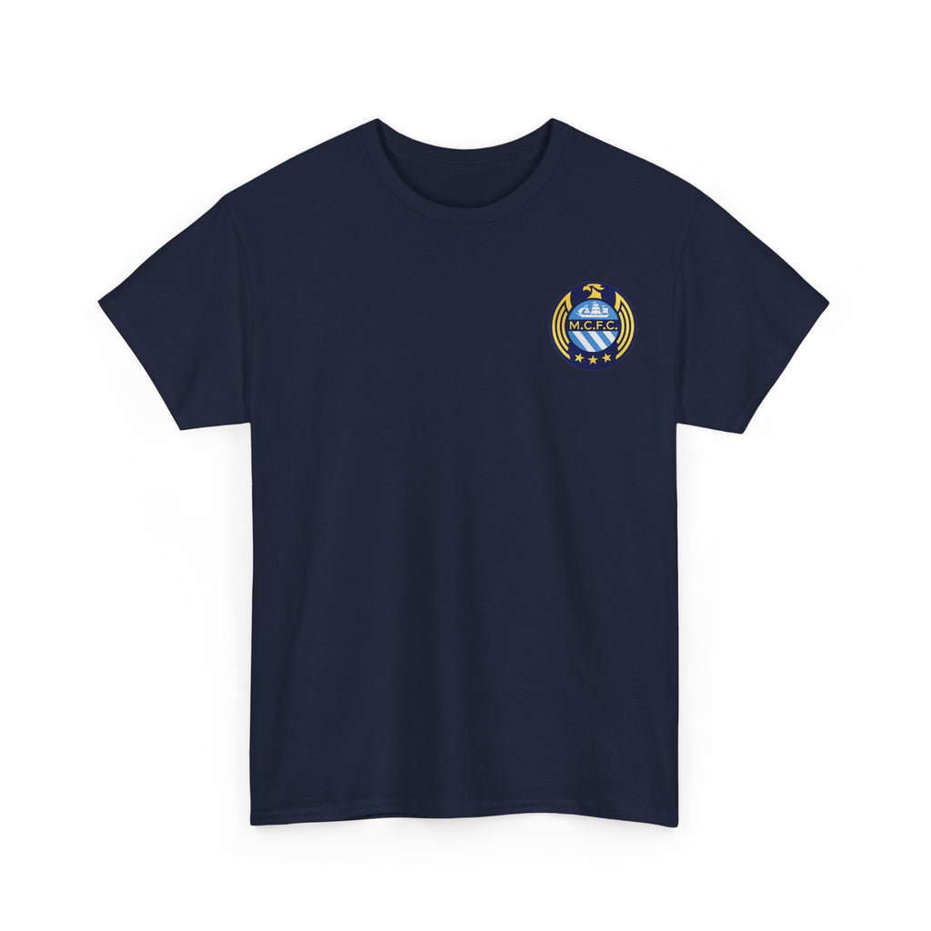MCFC Unofficial Crest / Badge Tee — Nautical Compass Emblem Shirt