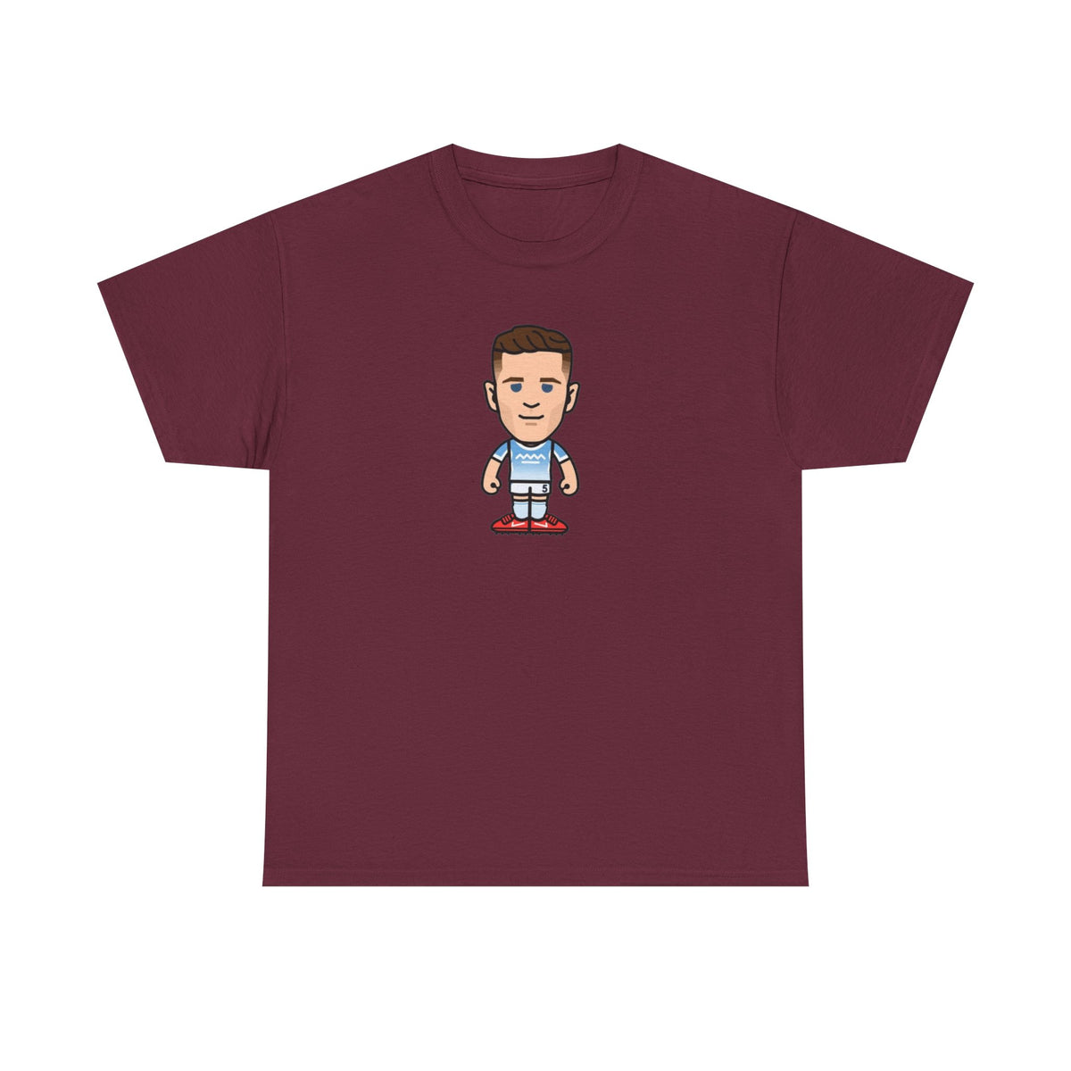 Elliot Anderson Manchester City Cartoon Cotton T-Shirt