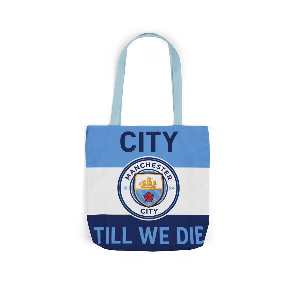 City Till We Die Unofficial Canvas Tote Bag — Manchester Football Fan Bag