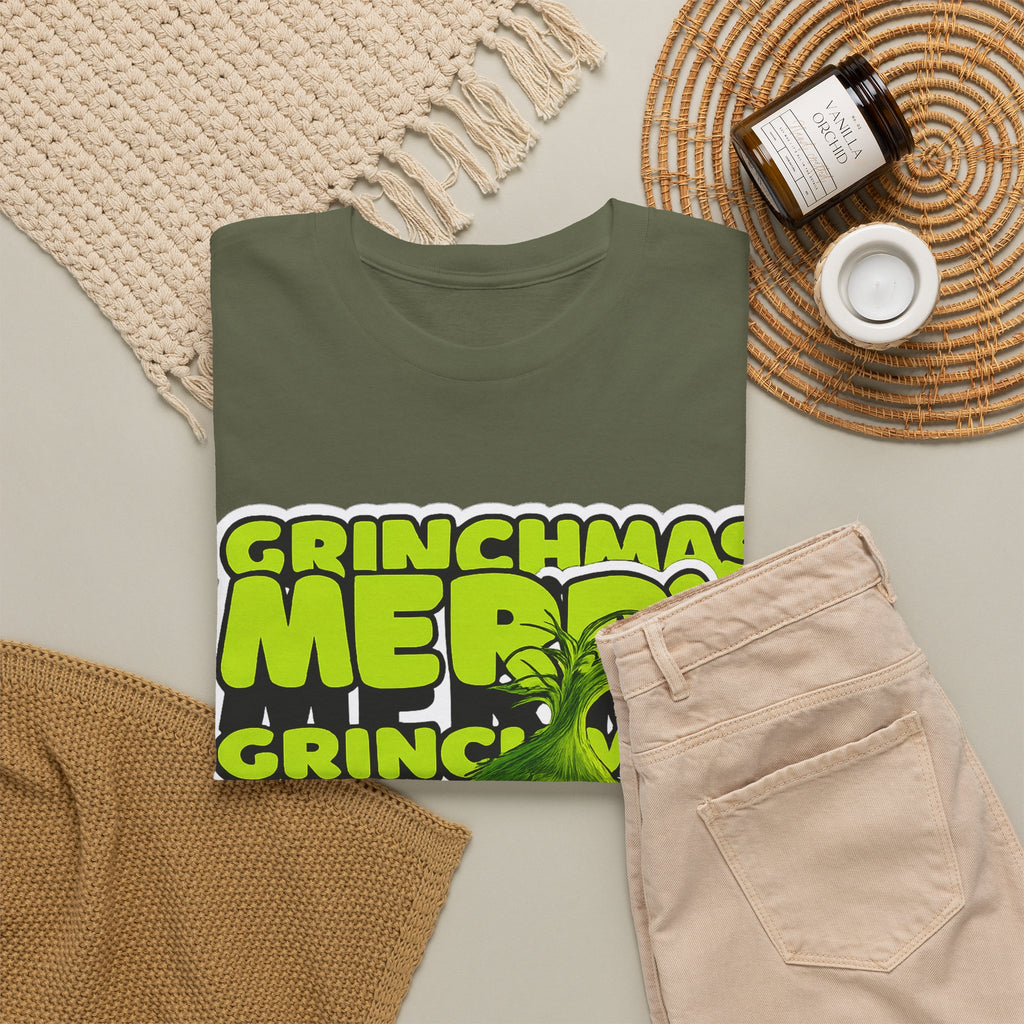 Grinchmas Merry Grinch Christmas Cotton T-Shirt / Tee