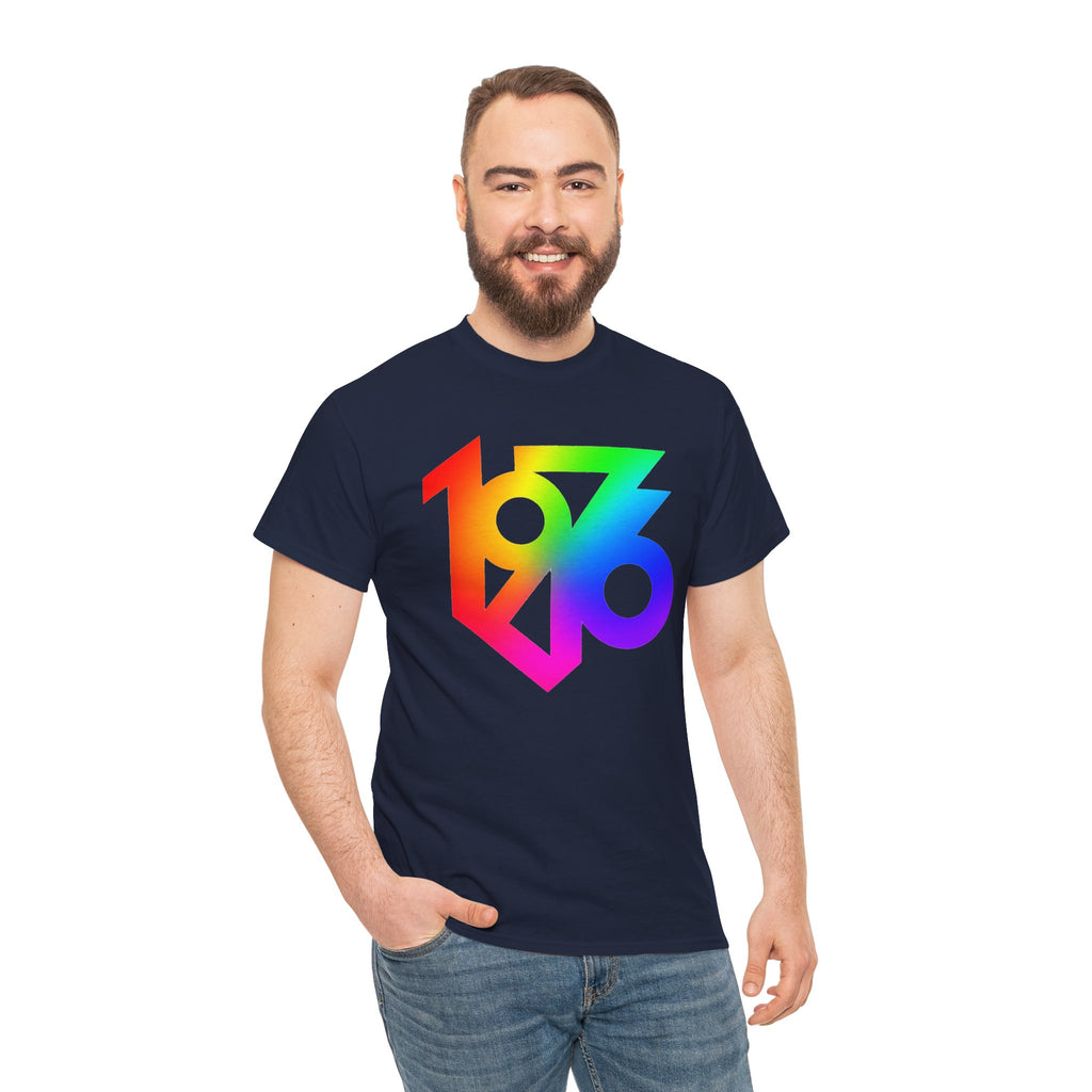 1976 Collection Rainbow Retro Tee / Cotton T-Shirt