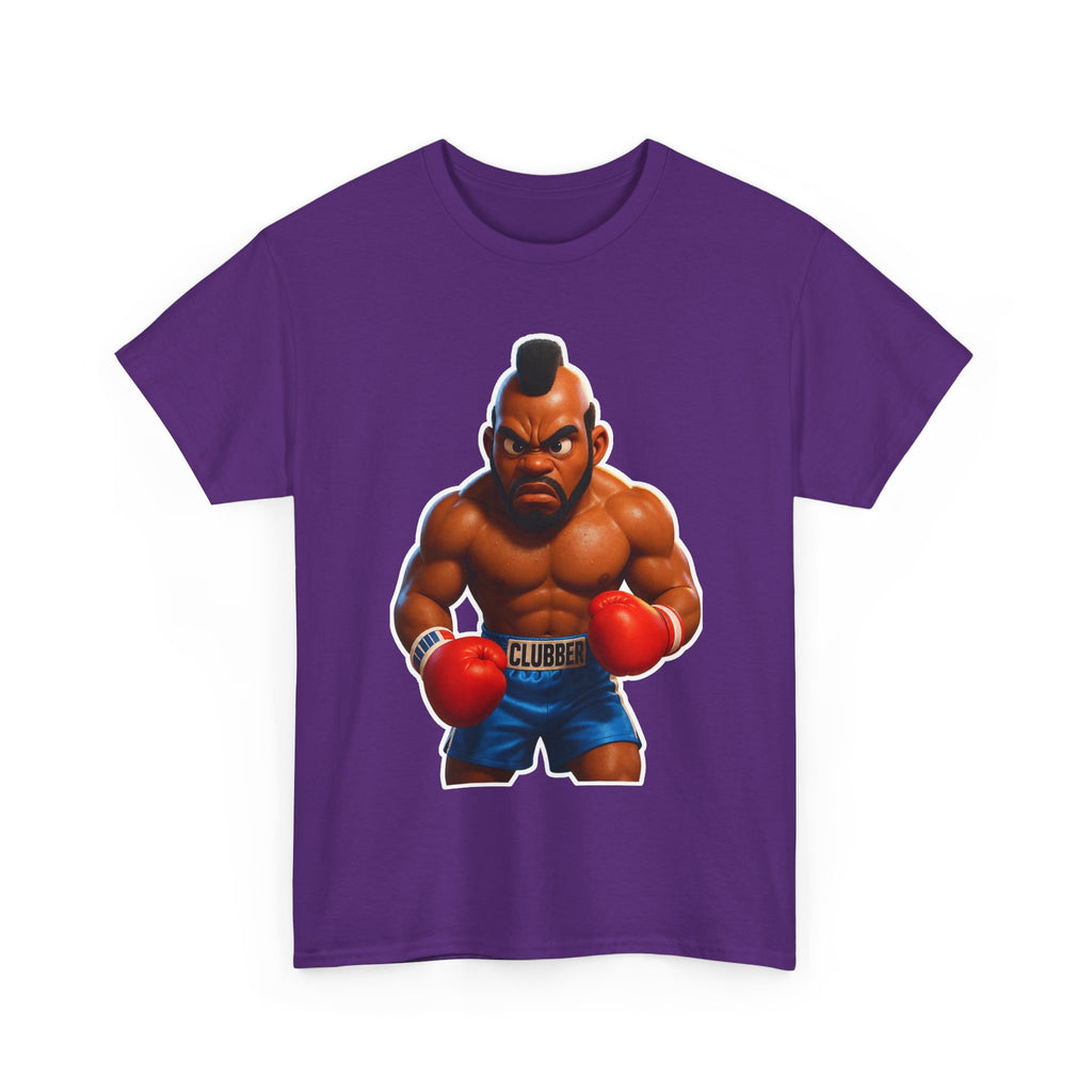 MR T Clubber Lang Boxer Character Tee — Tough Guy Cartoon Boxing T-Shirt