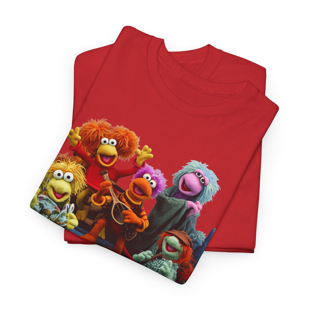 Fraggle Rock Muppet Crew Graphic Tee — Vintage Puppet Group T-Shirt