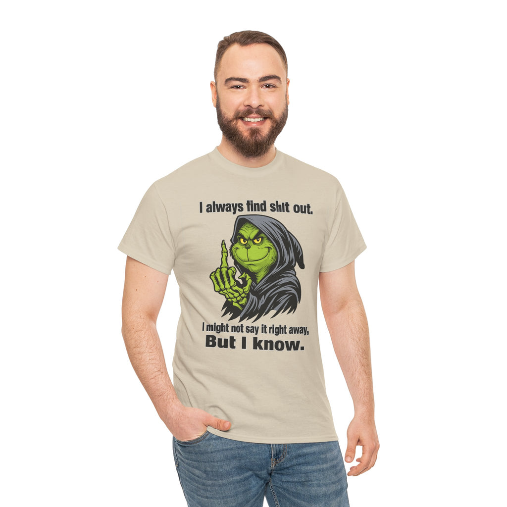 Reaper Witch Graphic Tee — "I Always Find Shit Out. I Might Not Say It Right Away, But I Know."