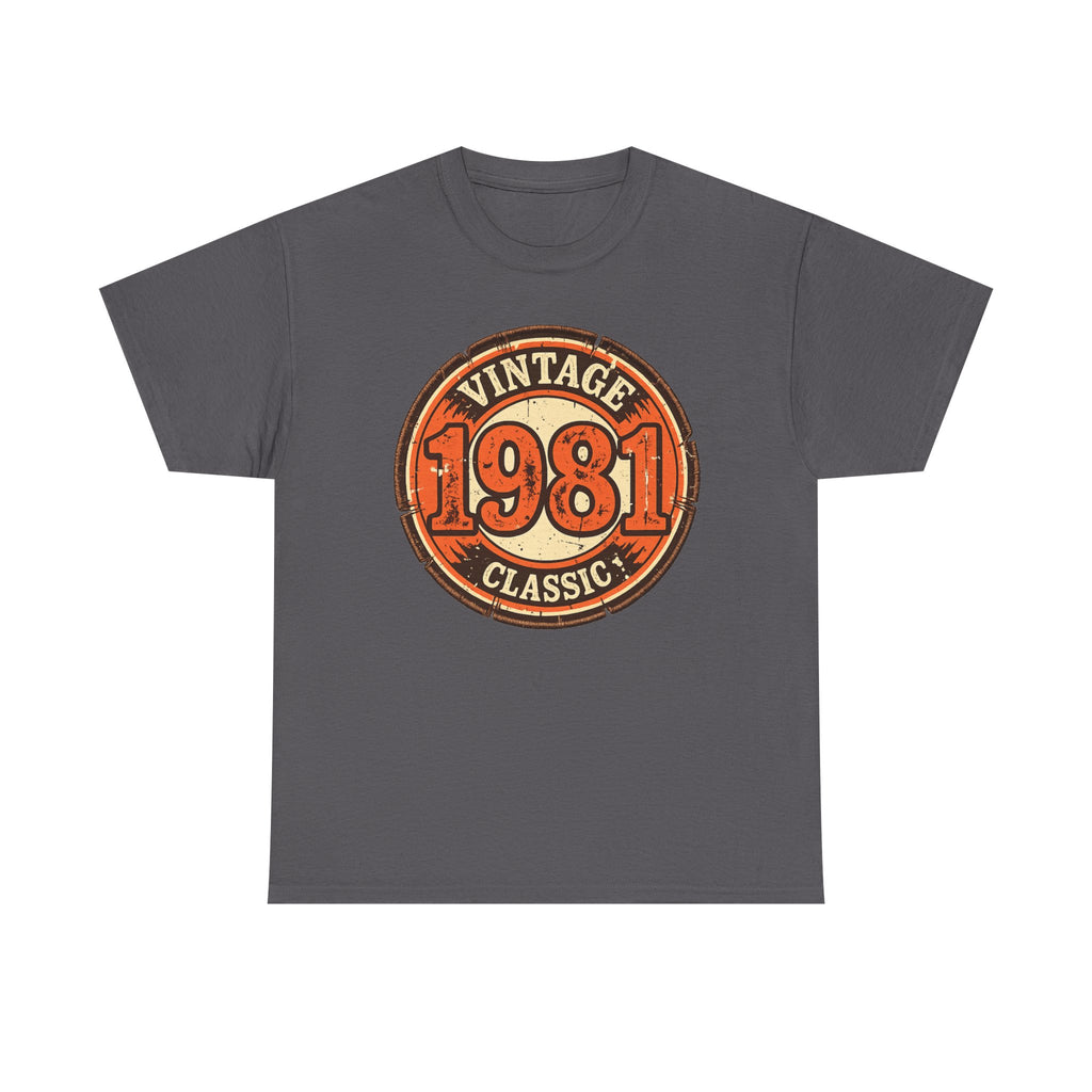 Vintage 1981 Classic T-Shirt — Retro Birthday Tee