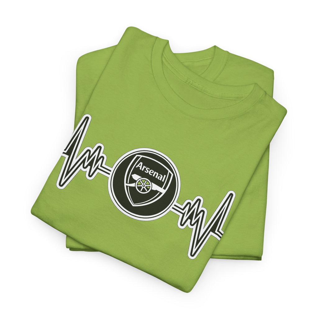 Arsenal Heartbeat T-Shirt — Premier League Fans’ Cotton Tee