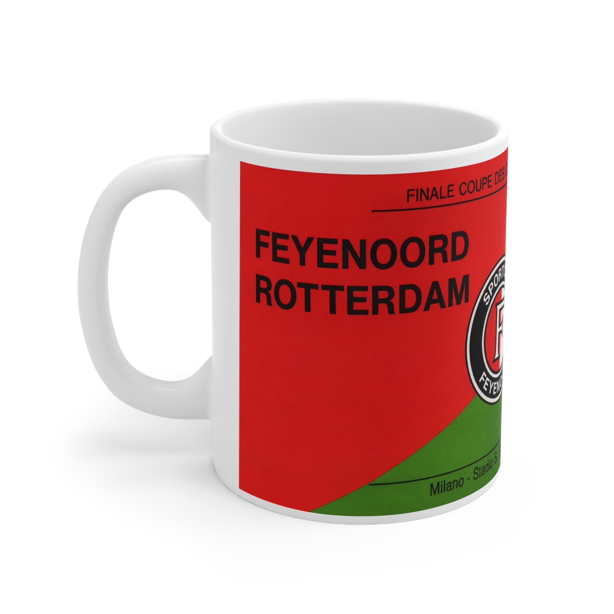 1970 European Cup Final Programme Cover Inspired Ceramic Coffee Mug — 11oz & 15oz