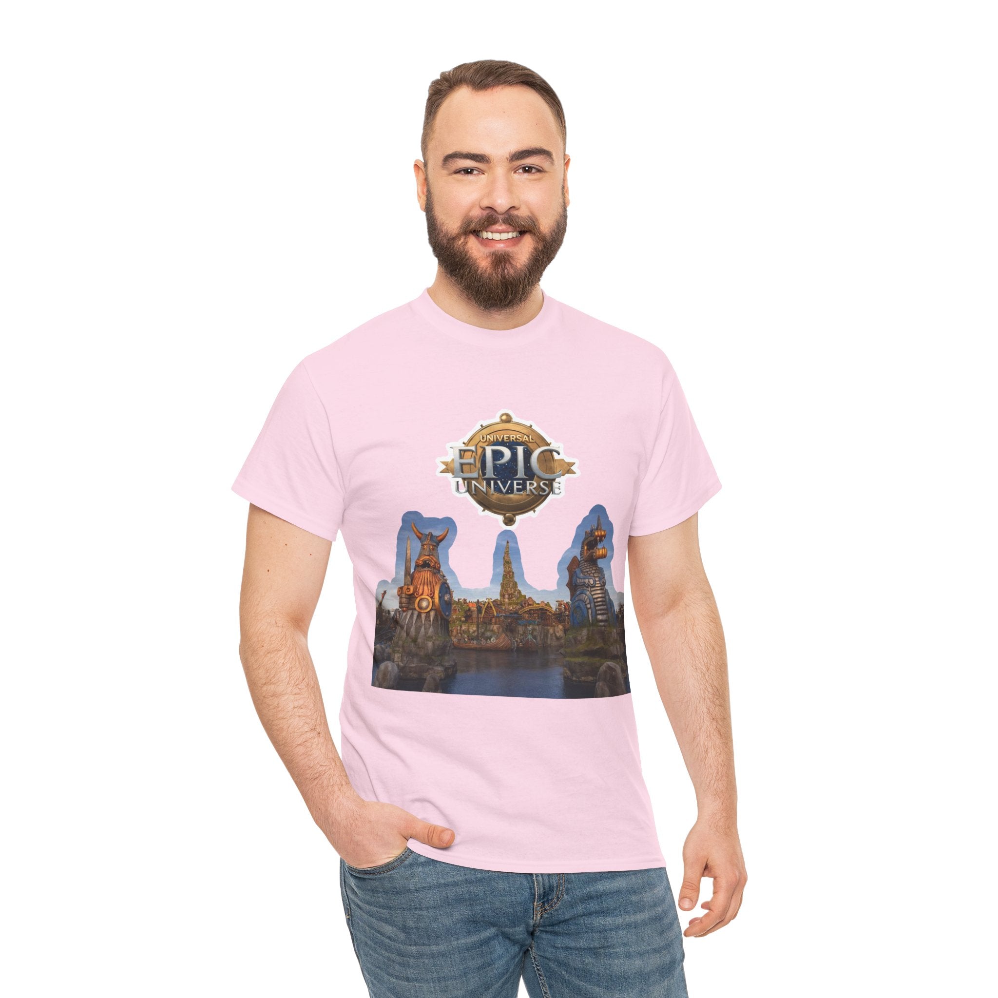 Epic Universe Theme Park T‑Shirt — Iconic Entrance Graphic Tee
