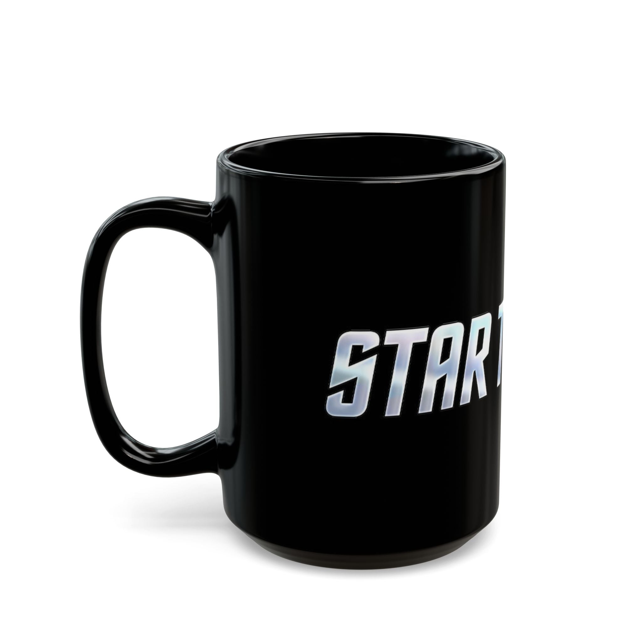 Star Trek 60th Anniversary Black Coffee Mug — Sci‑Fi Fan Gift (11oz/15oz)