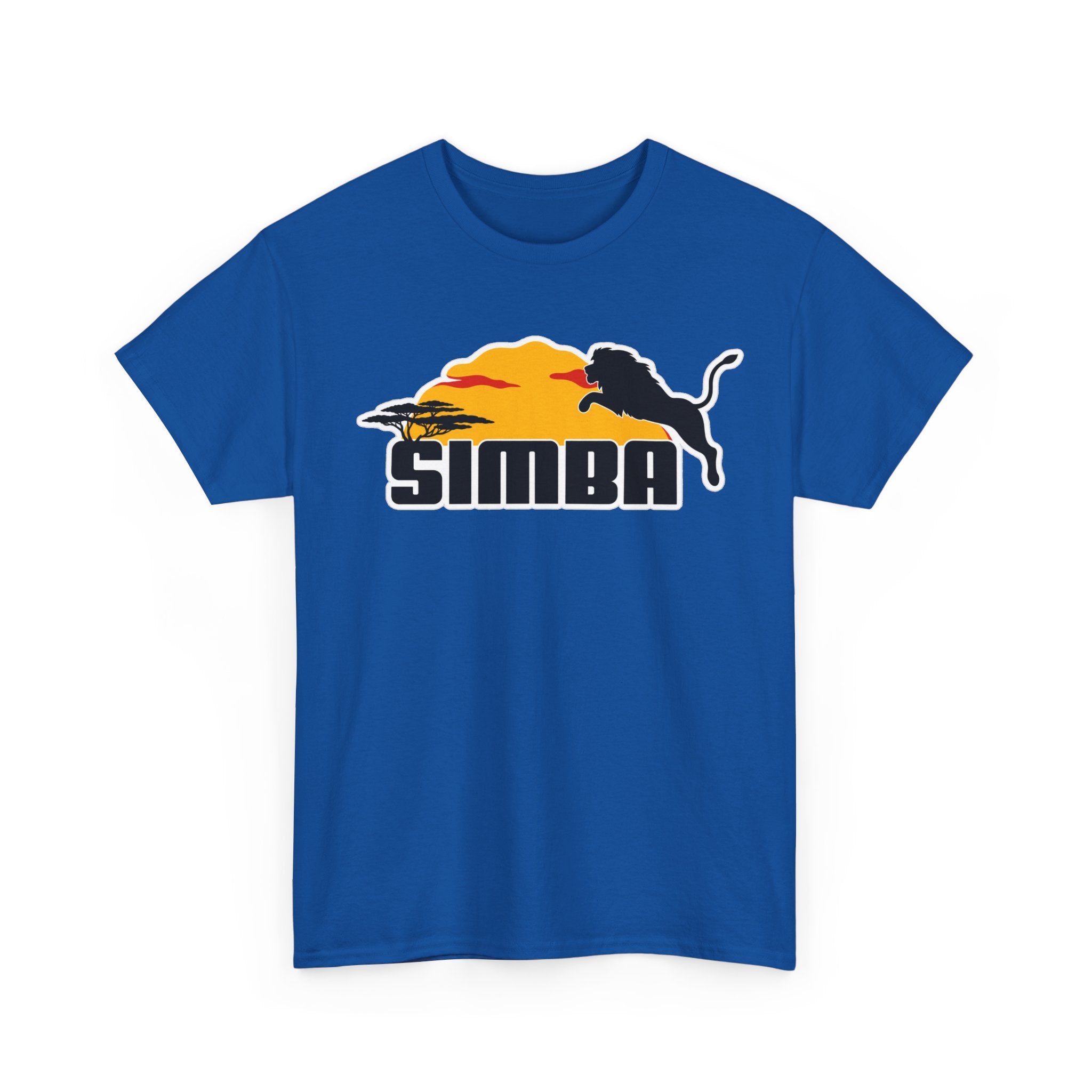 Simba Sunset Graphic Tee — Lion Silhouette Safari T-Shirt