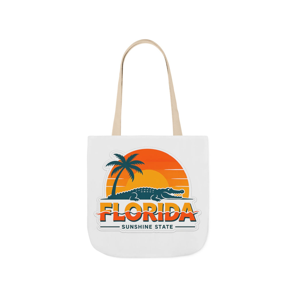 Florida Sunshine State Canvas Tote