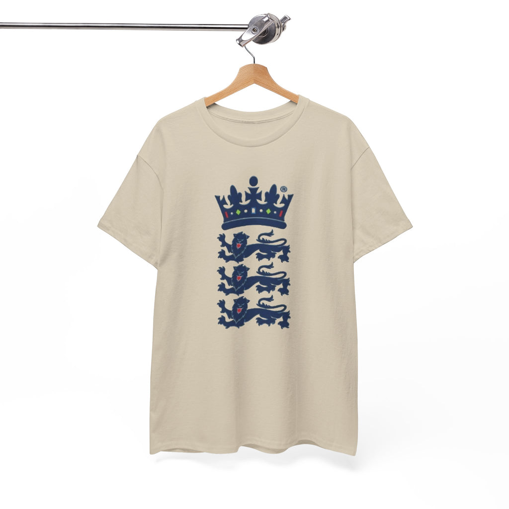 English Cricket T-Shirt — Vintage Cricket Crest Tee