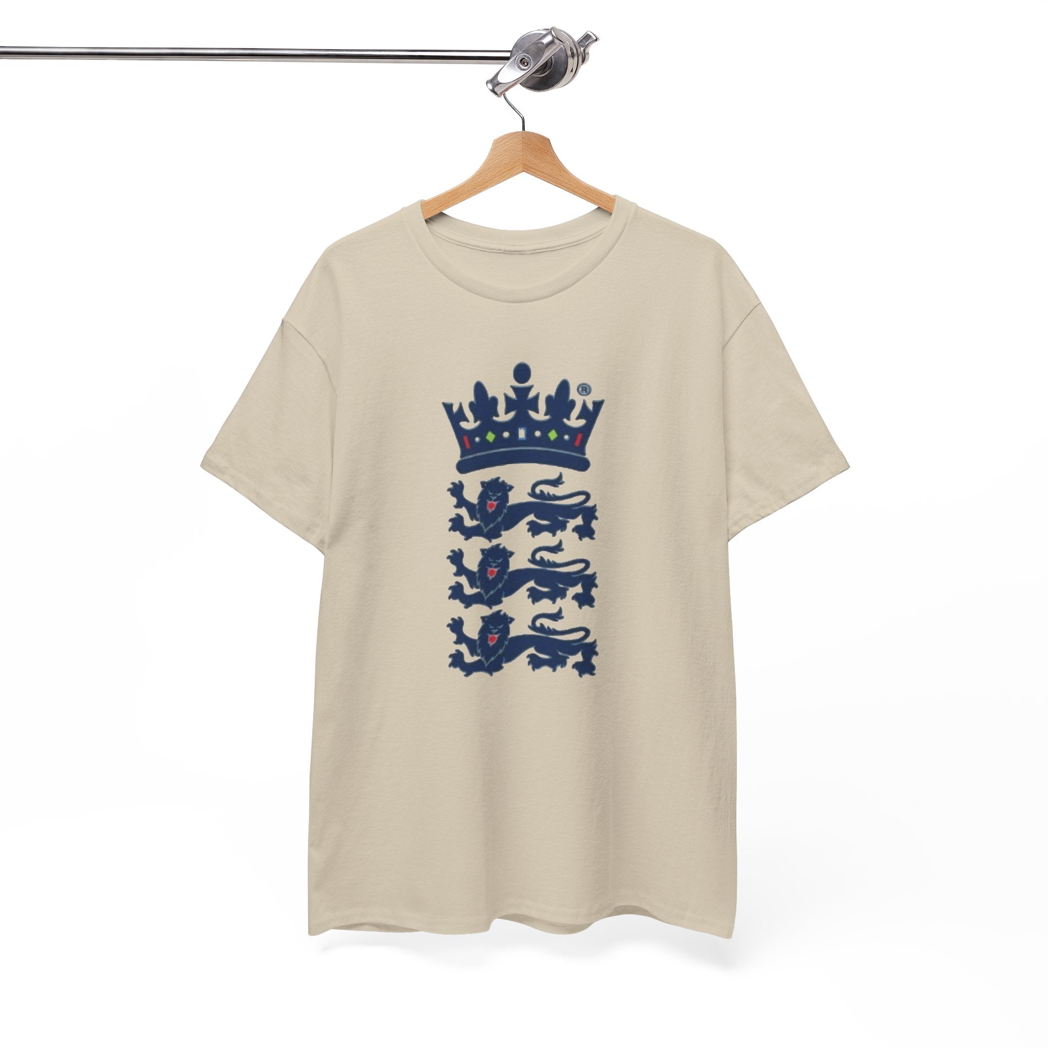 English Cricket T-Shirt — Vintage Cricket Crest Tee