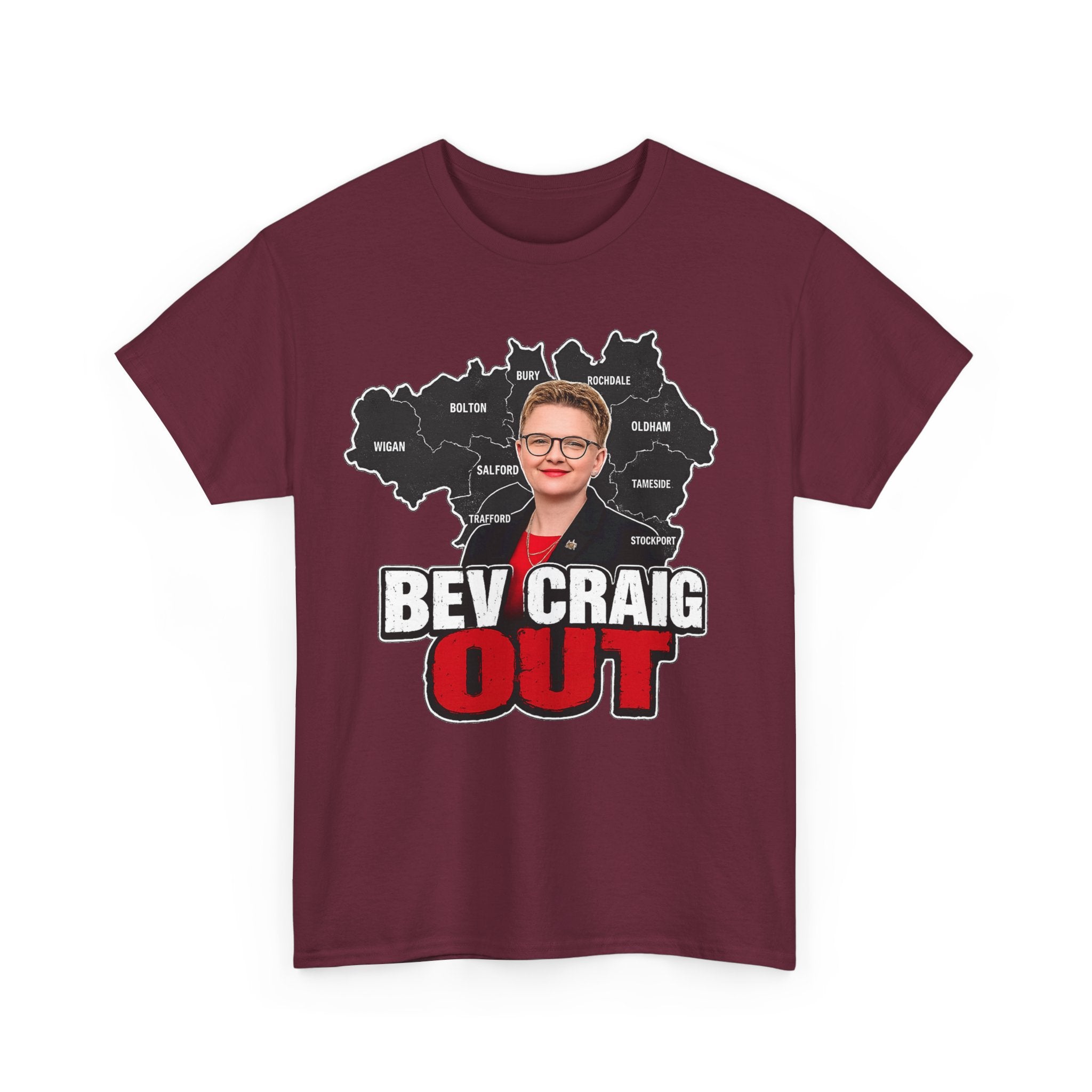 Bev Craig Out Greater Manchester Mayor Tee / T-Shirt
