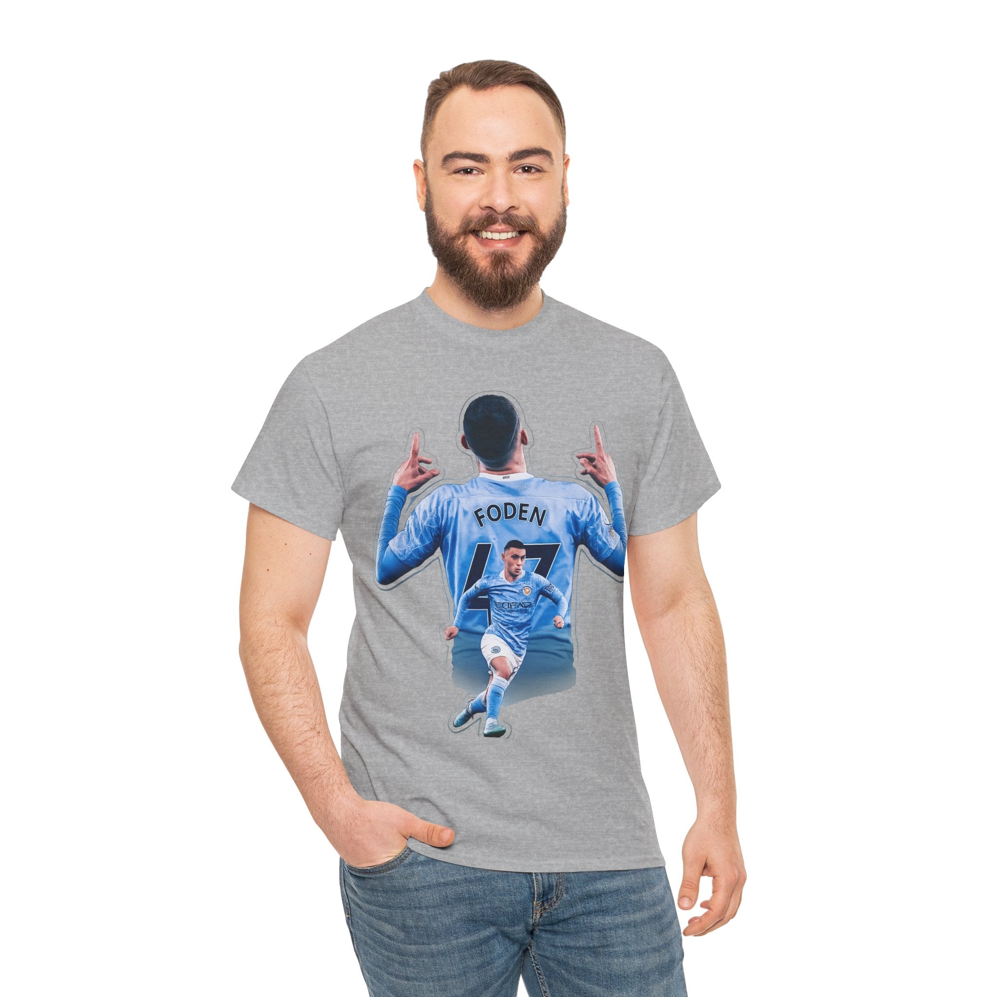 Phil Foden Soccer Fan T‑Shirt – Manchester City Jersey Graphic Tee