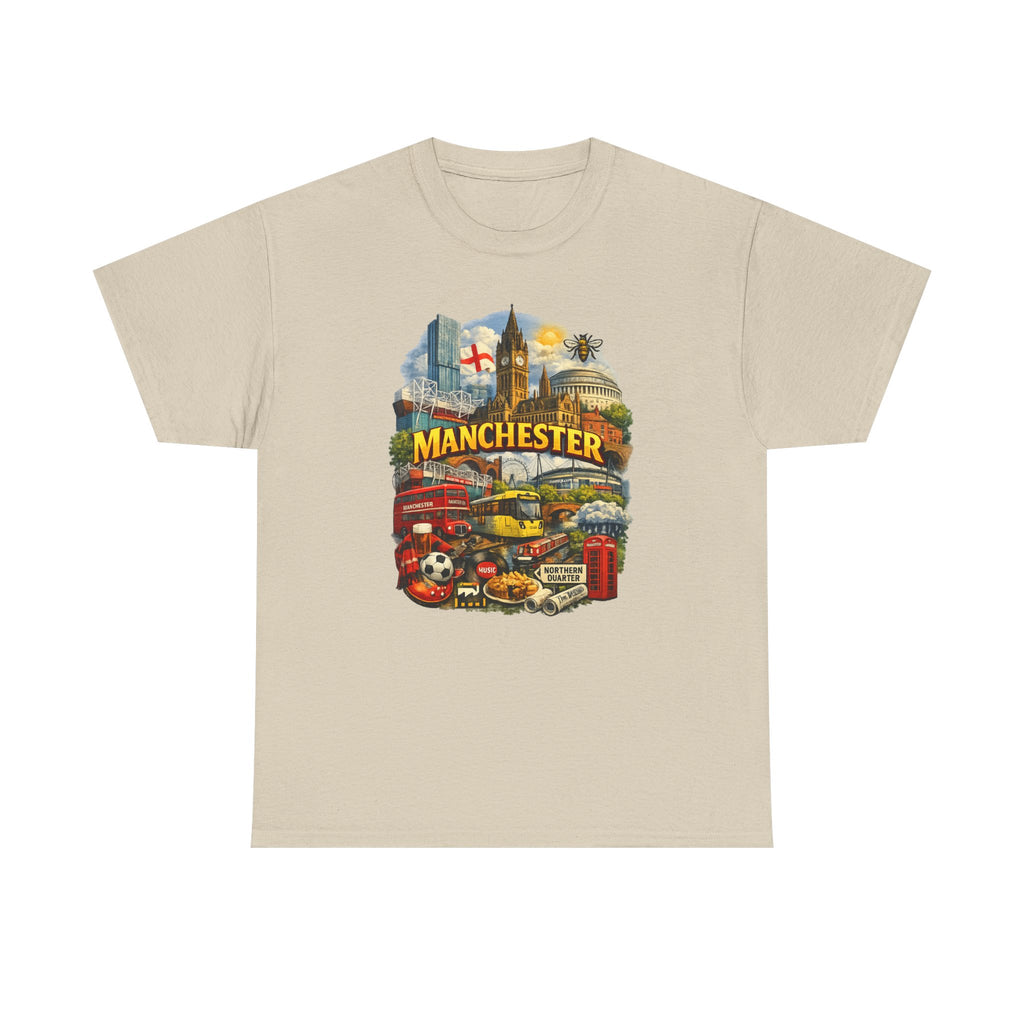 Manchester Skyline Collage T-Shirt