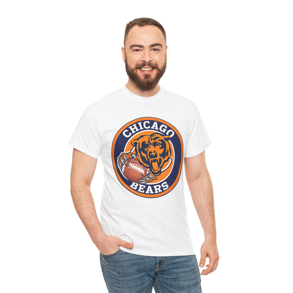 Chicago Bears Vintage Football Tee - Cotton T-Shirt