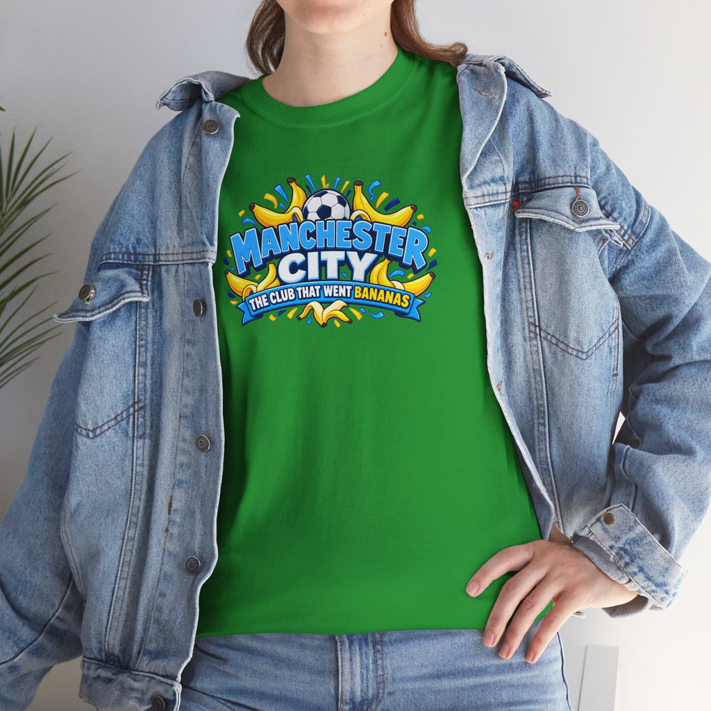 Manchester City "The Club That Went Bananas" Cotton T-Shirt