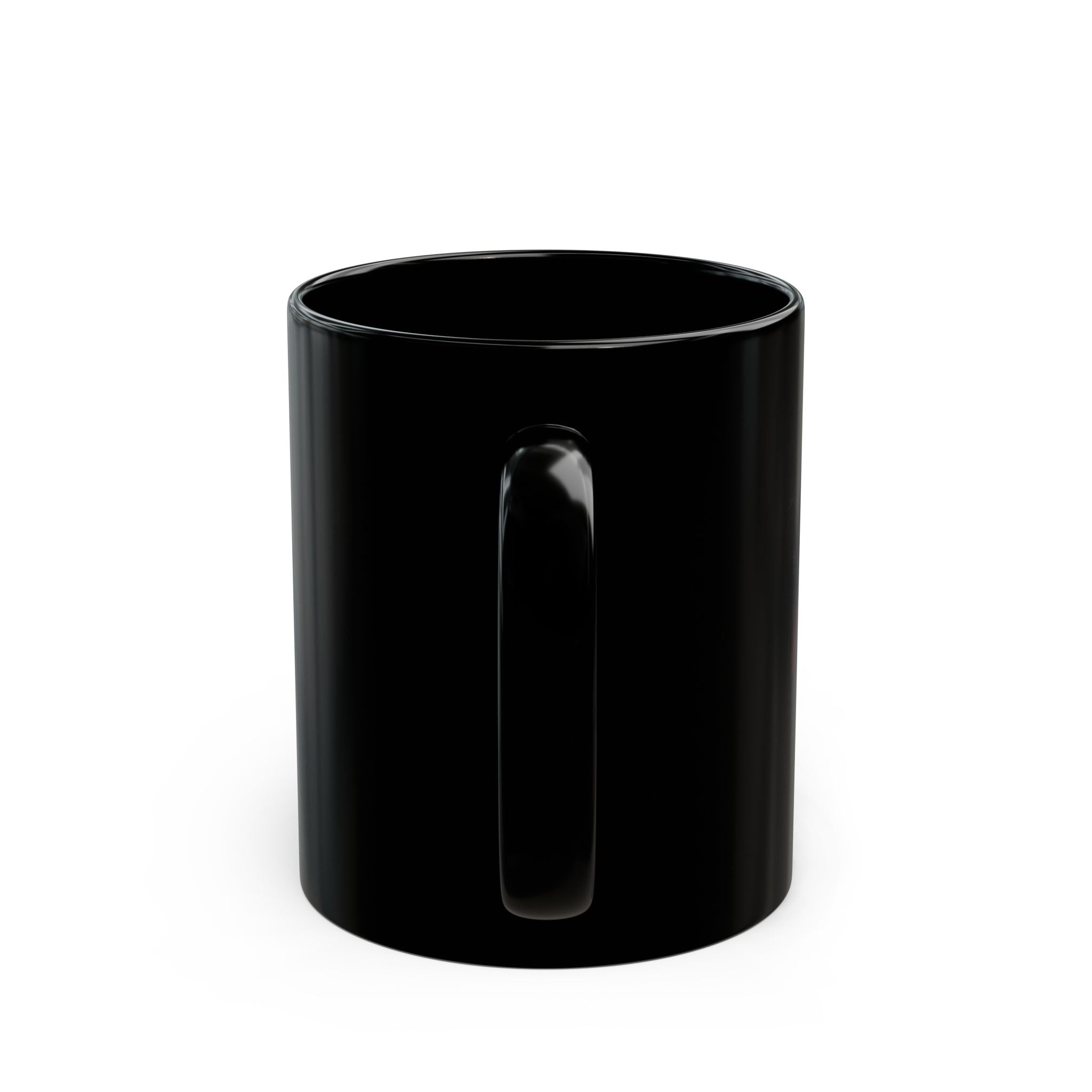 Halloween Horror Mug — 'Blood & Gutz Halloween Fright-Tacular' Black Ceramic Coffee Cup