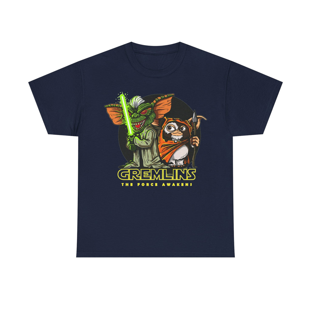 Gremlins Star Wars Parody Tee — 'The Force Awakens' Mashup T-Shirt