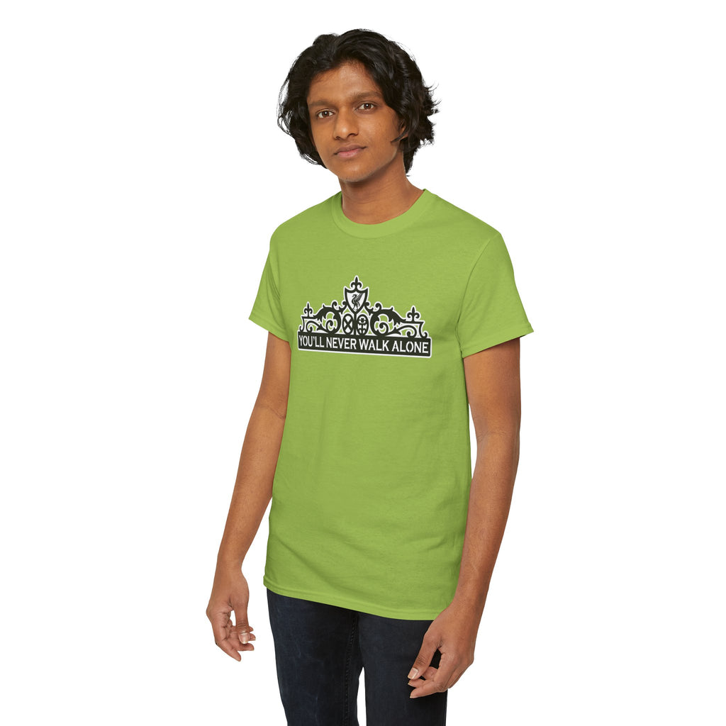 You'll Never Walk Alone T‑Shirt — Liverpool FC Crest Cotton Tee