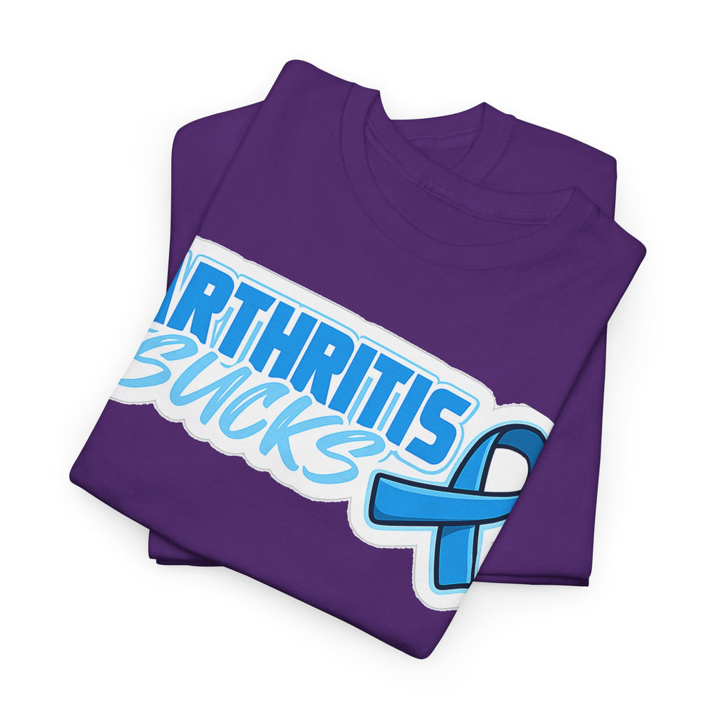 Arthritis Sucks T-Shirt with Awareness Ribbon — Arthritis Support Tee