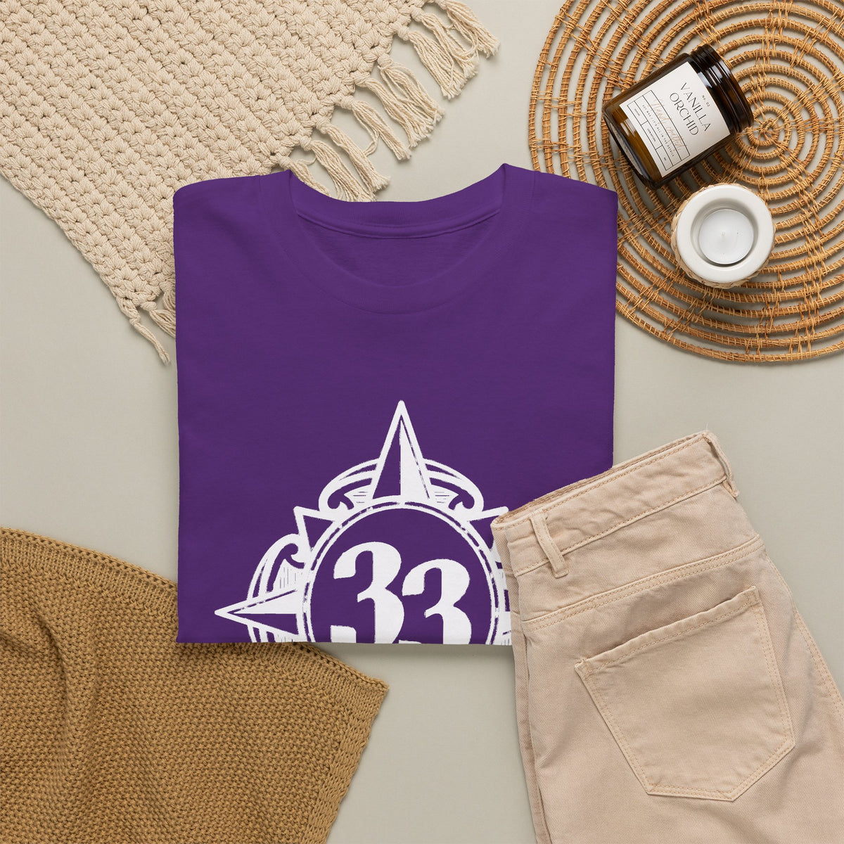 Club 33 Walt Disney World Inspired Cotton T-Shirt — Vintage Compass Logo Tee