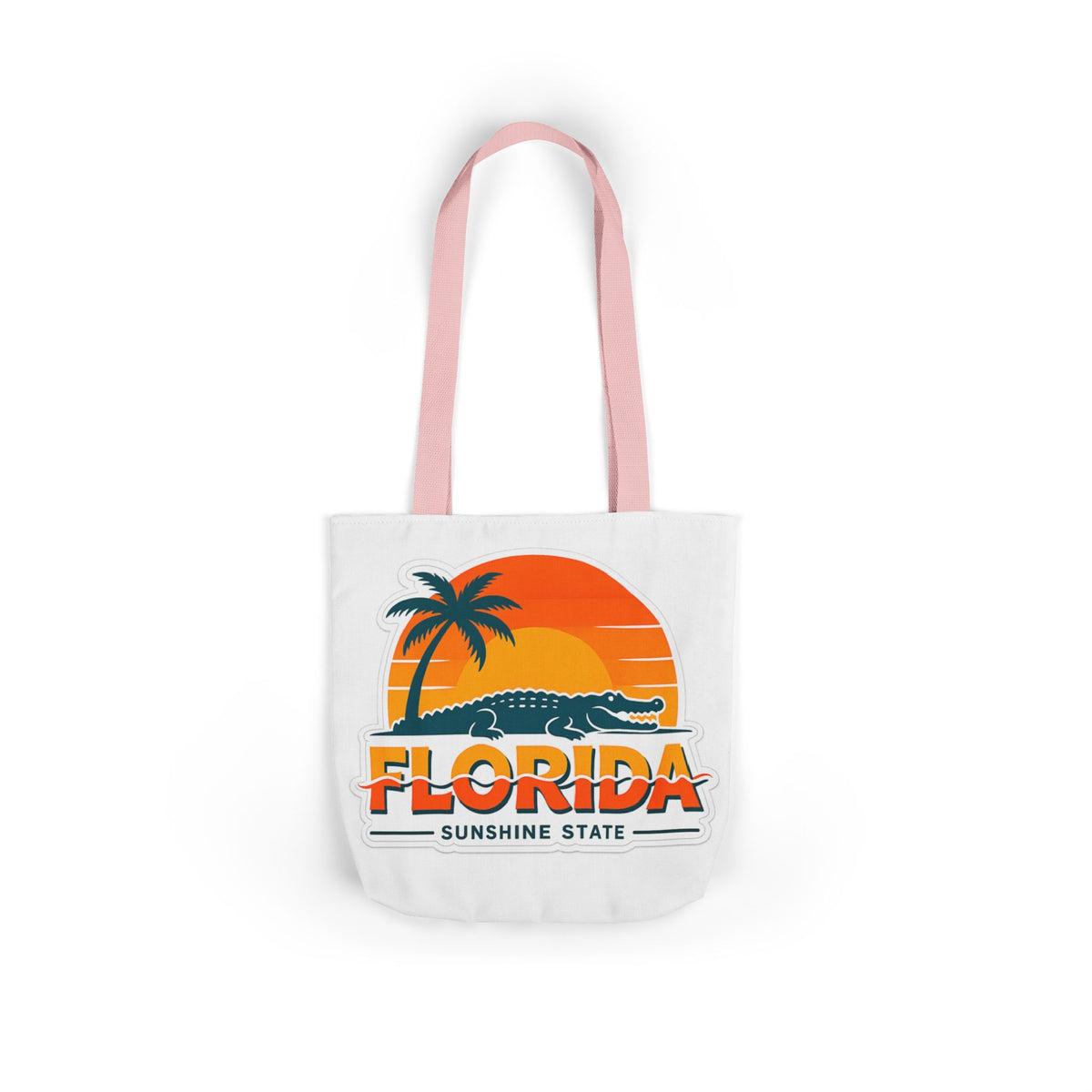 Florida Sunshine State Canvas Tote