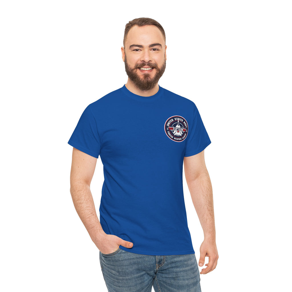 US Navy Top Gun School T-Shirt — 'High Speed' Vintage Cotton T-Shirt