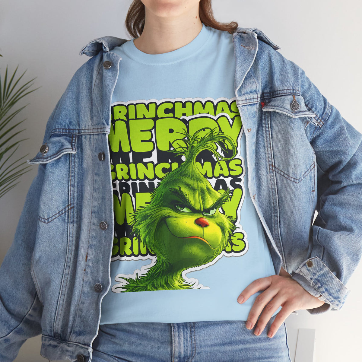 Grinchmas Merry Grinch Christmas Cotton T-Shirt / Tee