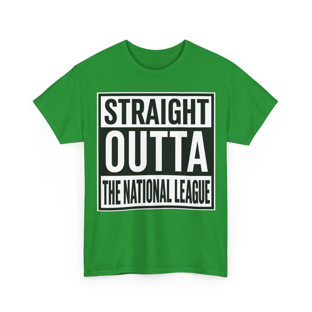 Straight Outta The National League T-Shirt – Football Fan Graphic Tee