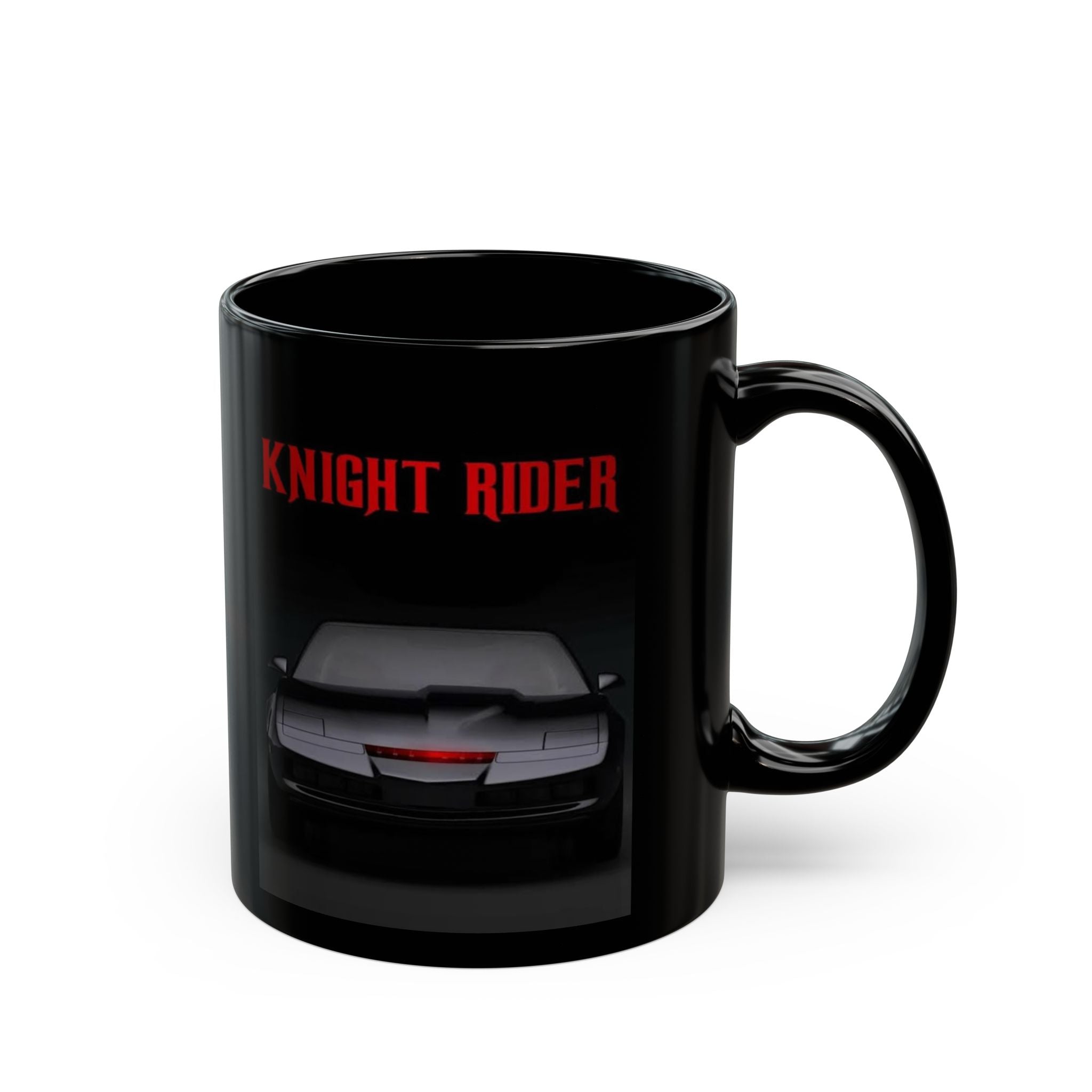 Knight Rider Mug — Retro KITT Car Coffee Cup (11oz & 15oz)