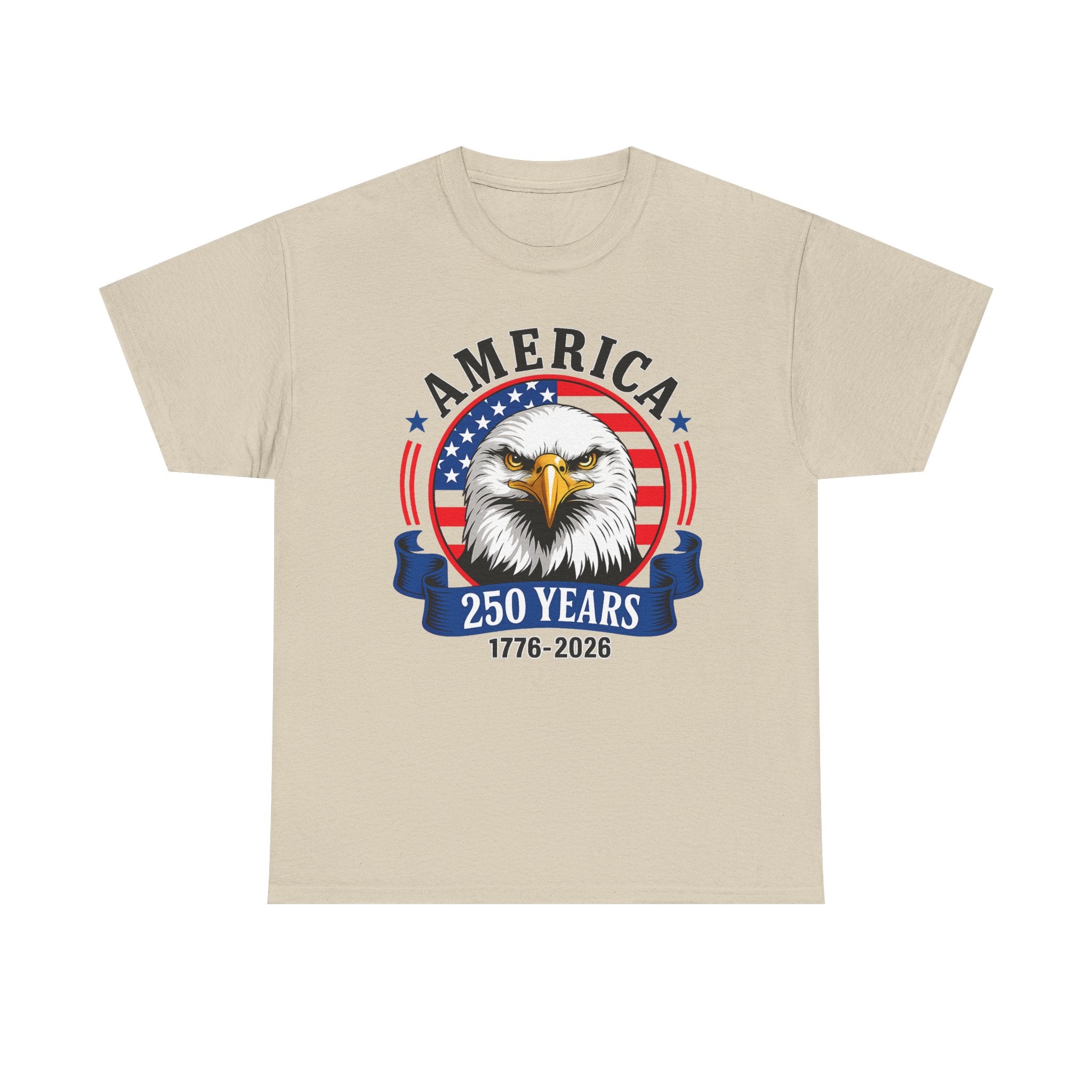 America 250 Years T-Shirt – Bald Eagle 1776–2026 Patriotic Tee
