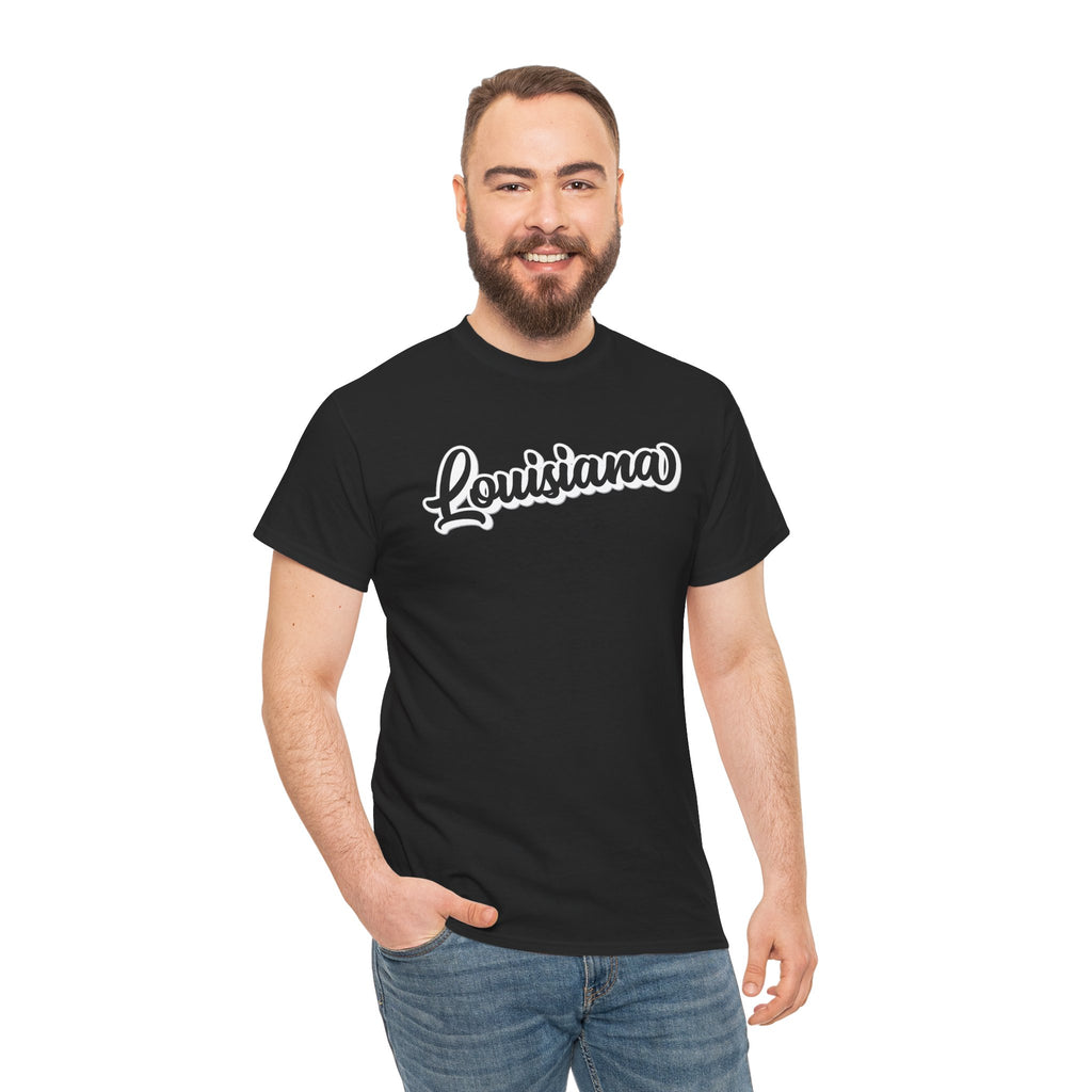 Louisiana Script Cotton T-Shirt