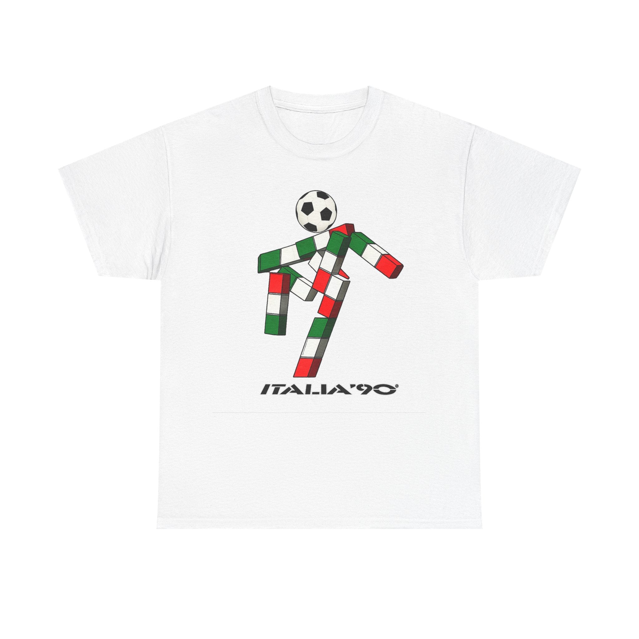 Italia '90 Soccer T‑Shirt — Retro Italian Football World Cup Tee