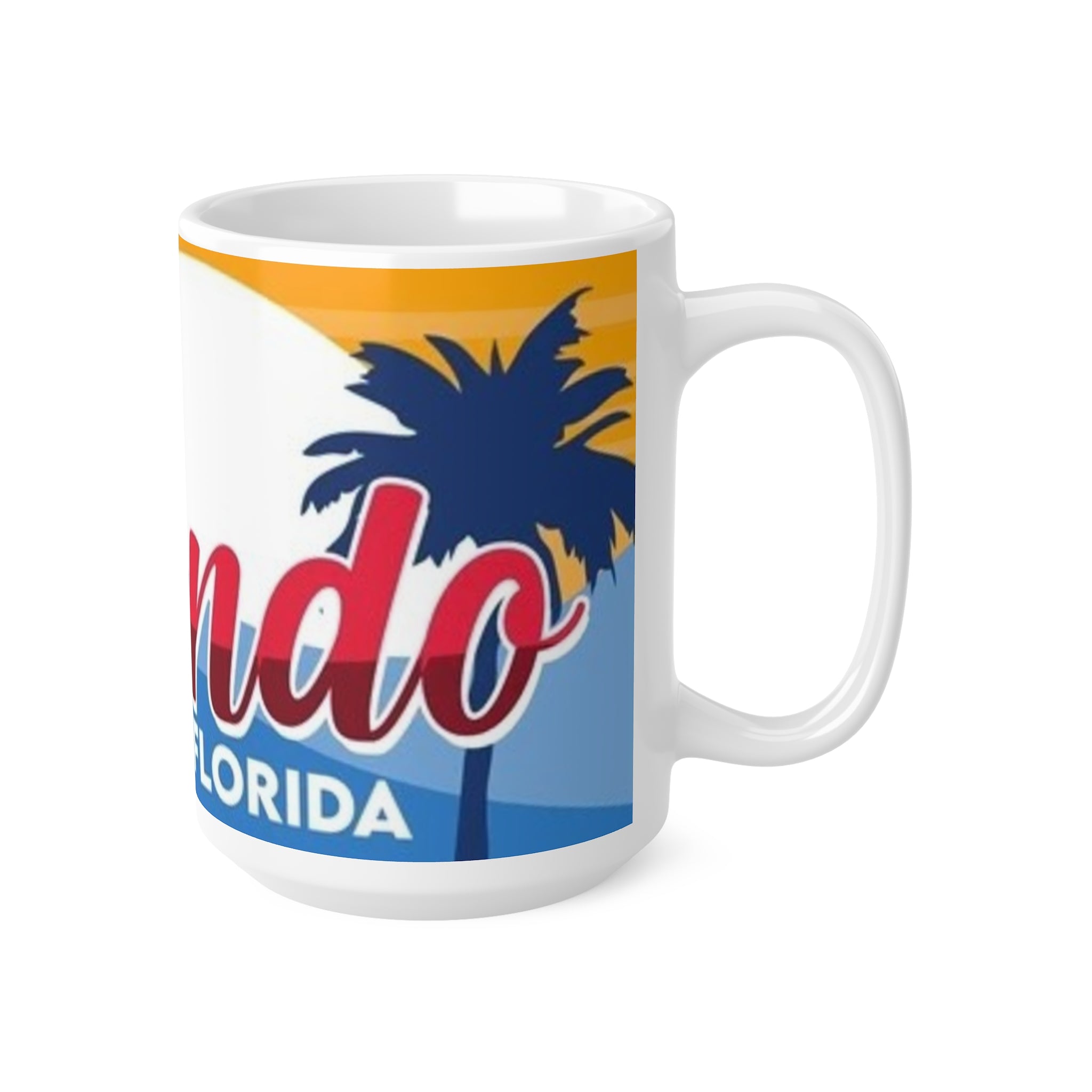 Orlando Florida Sunset Palm Ceramic Coffee Mug — 11oz & 15oz