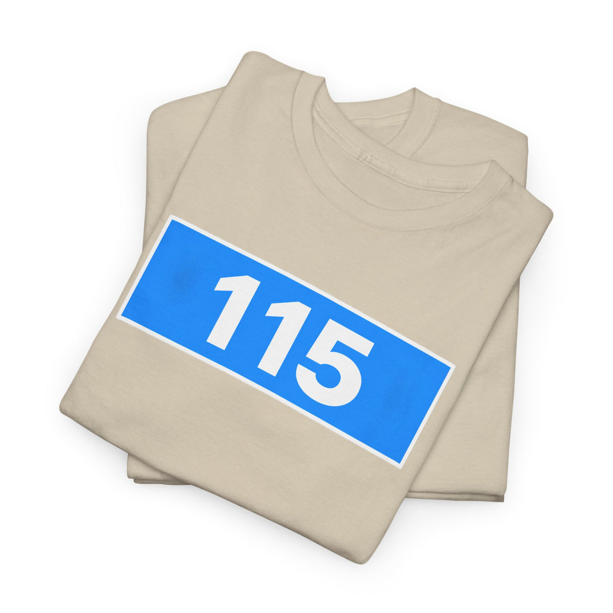 Manchester City 115 Inspired Minimalist Graphic Cotton T-Shirt