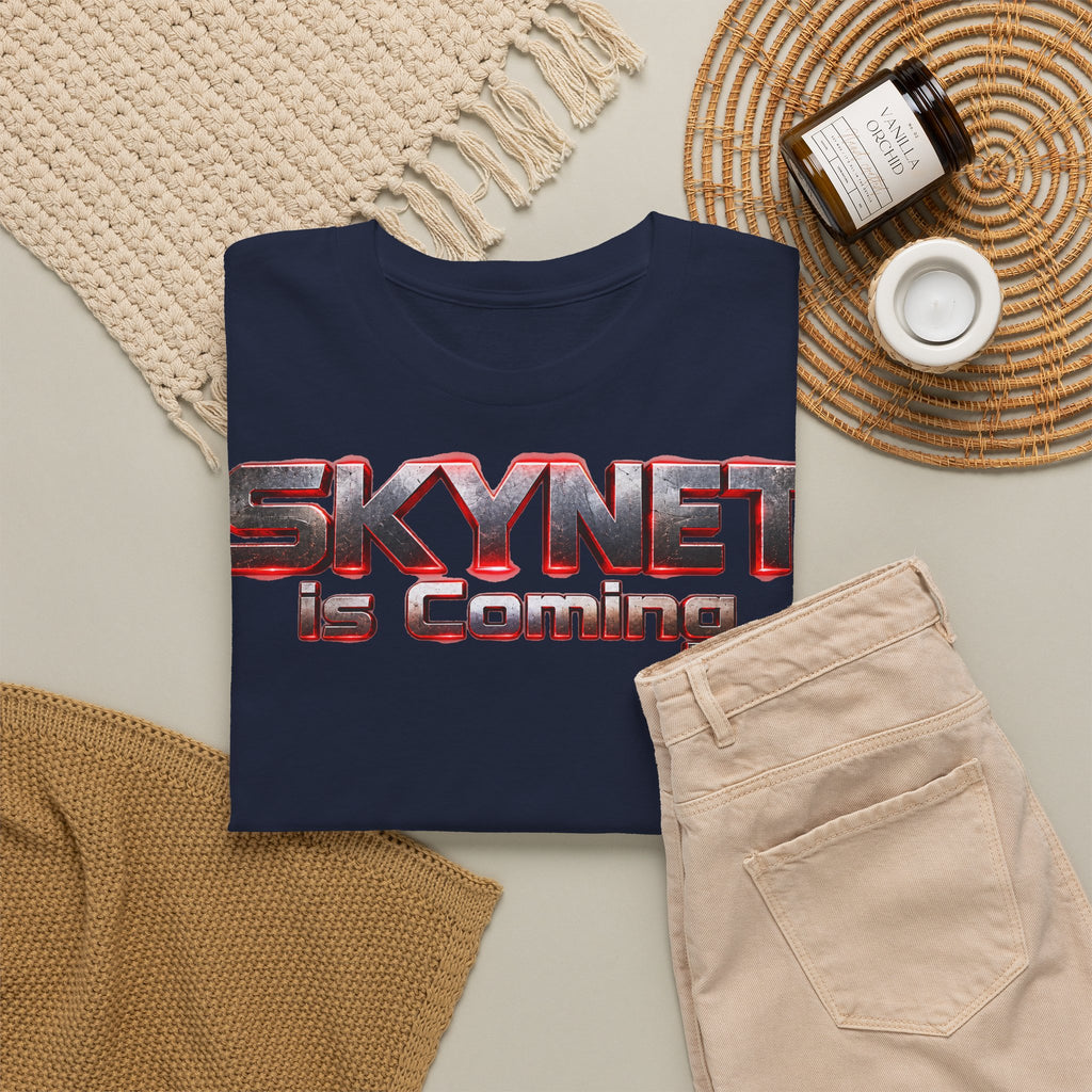 Skynet Is Coming T‑Shirt — 'AI Will Destroy the World' Apocalyptic Graphic Tee