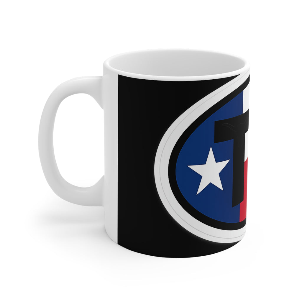 TX Texas Flag Coffee Mug — 11oz & 15oz Ceramic Cup