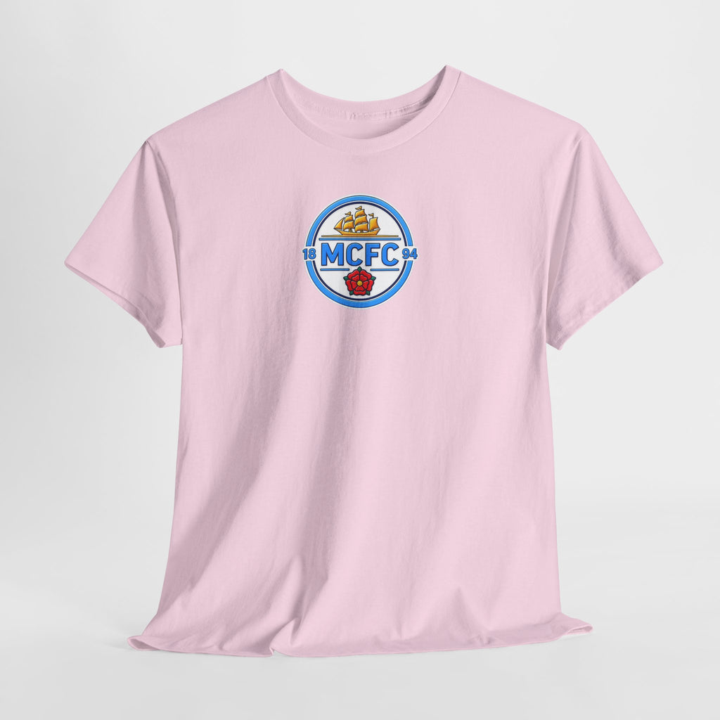 MCFC Retro Crest T‑Shirt — Vintage Soccer Fan Tee
