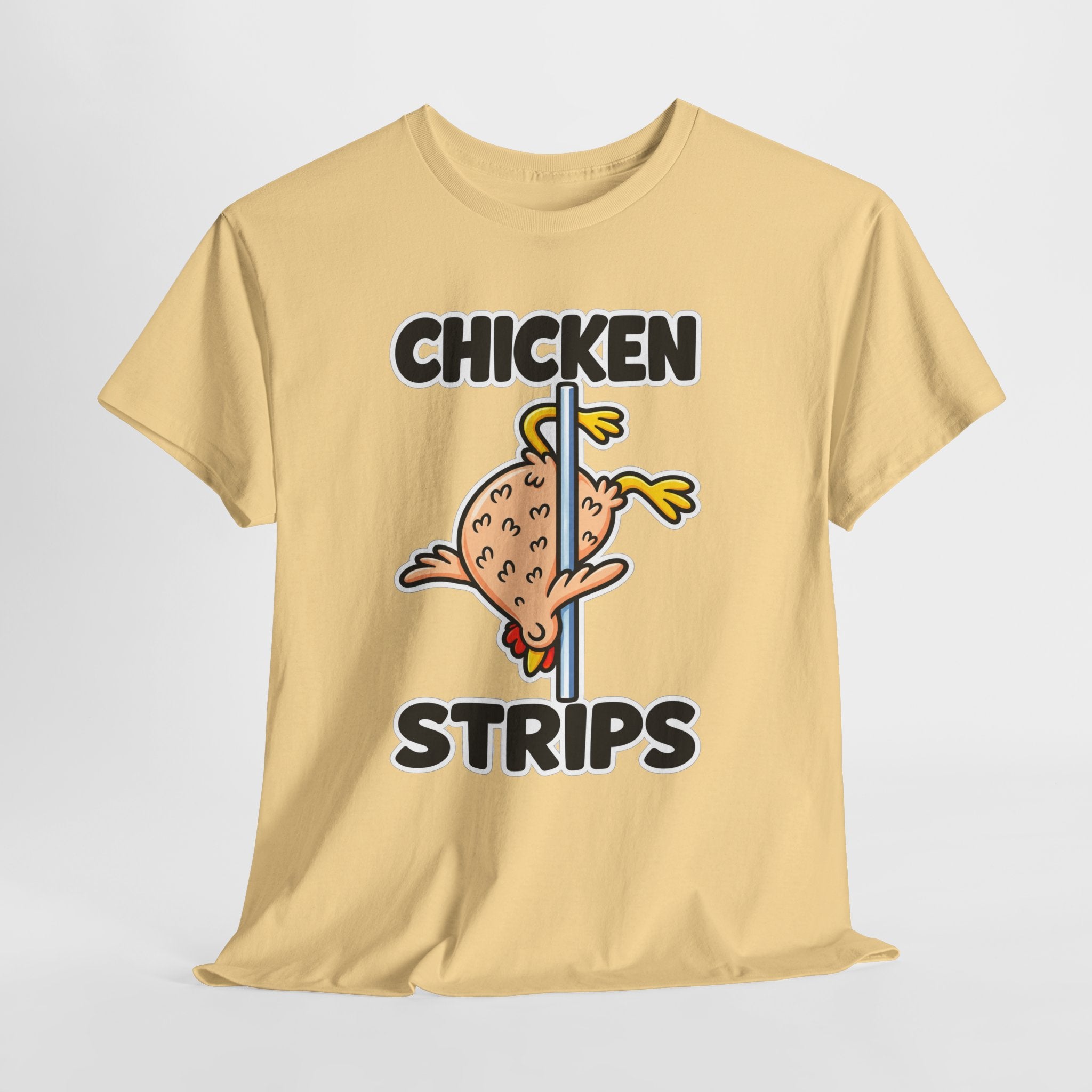 Chicken Strips T‑Shirt — Funny Pole Dance Chicken Graphic Tee