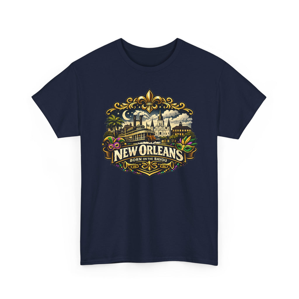 New Orleans Vintage Badge Tee — Crescent City Souvenir T-Shirt