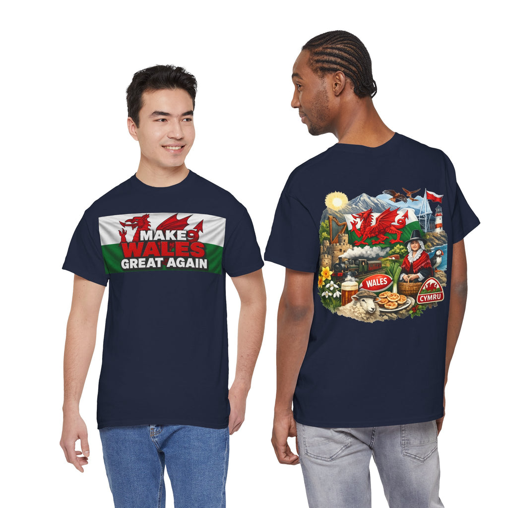 Wales Pride T-Shirt — 'Make Wales Great Again' Welsh Dragon Tee