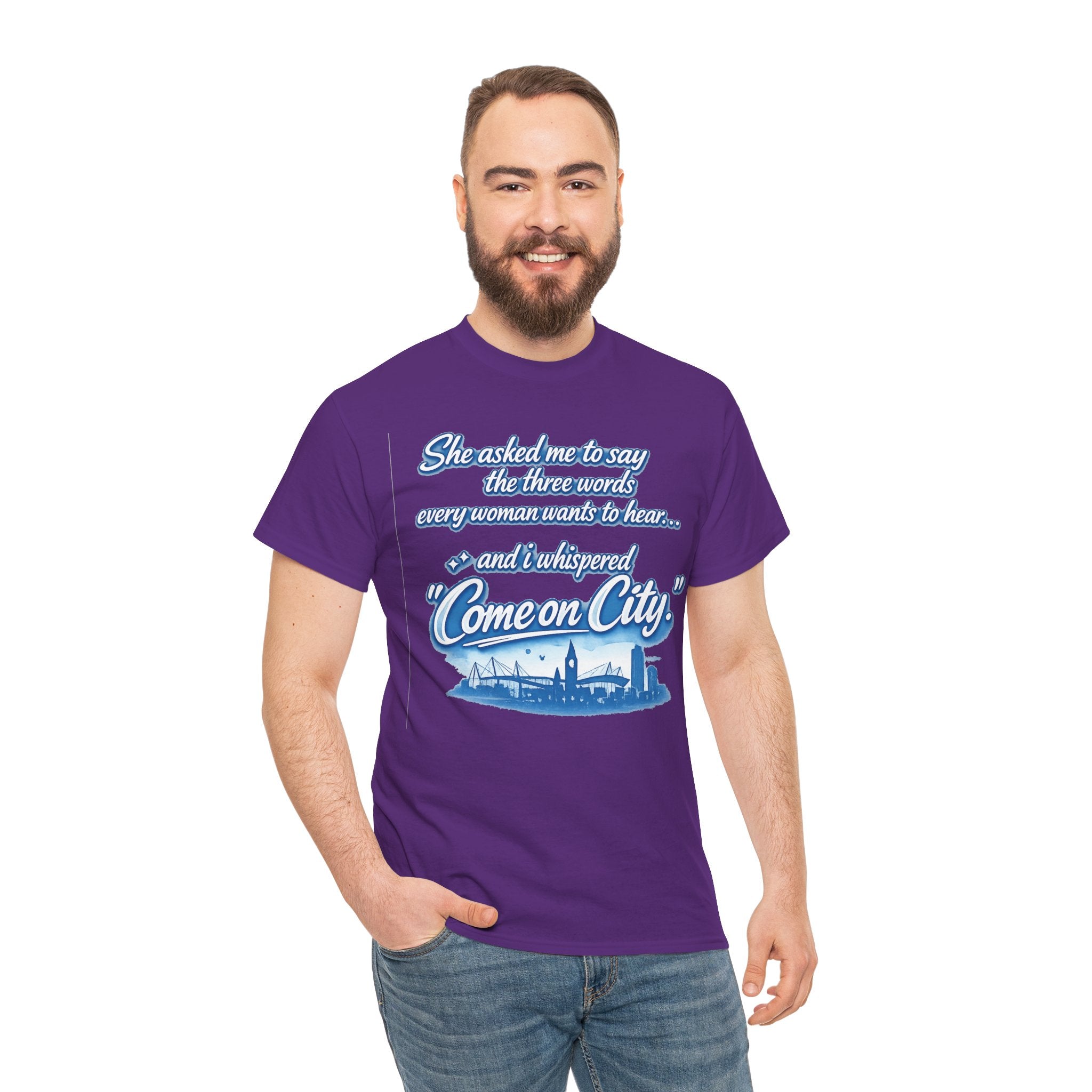 Come on City Skyline Tee — Retro Script Urban Pride T‑Shirt