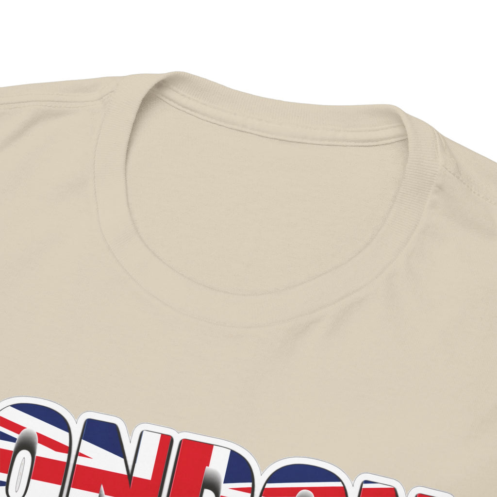 London Union Jack Graphic Tee — Bold UK Travel T-Shirt