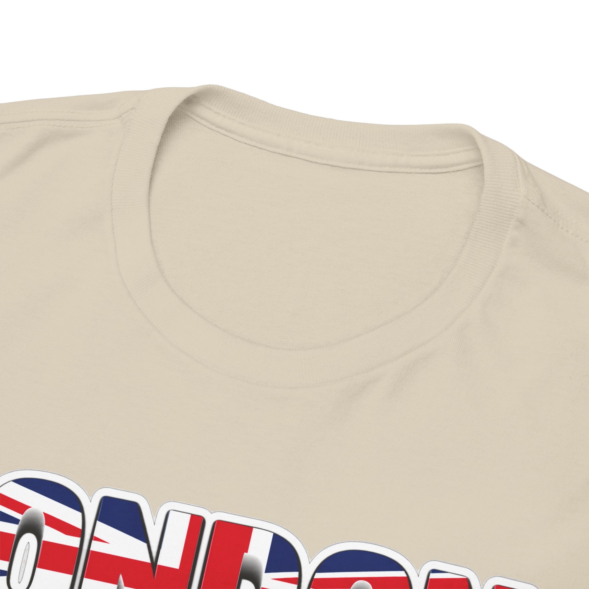 London Union Jack Graphic Tee — Bold UK Travel T-Shirt