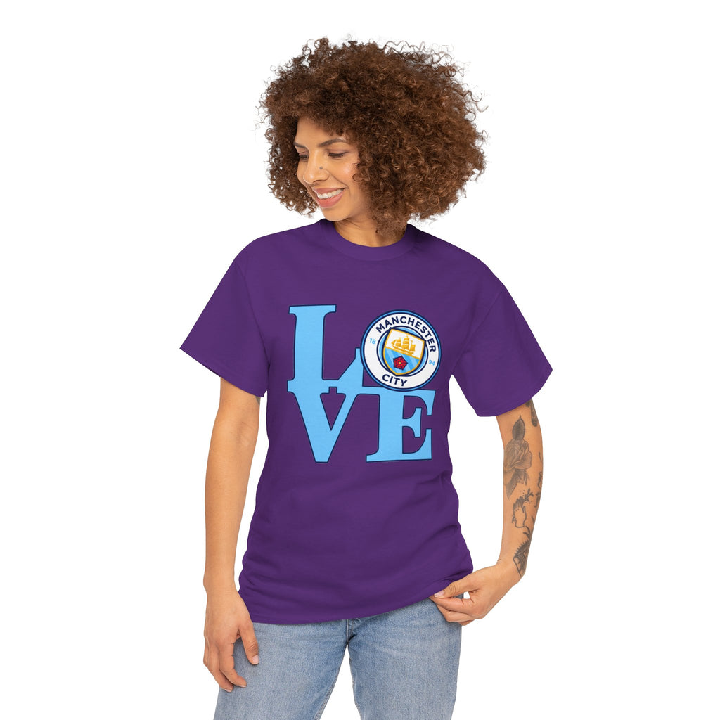 Manchester City LOVE Cotton T-Shirt