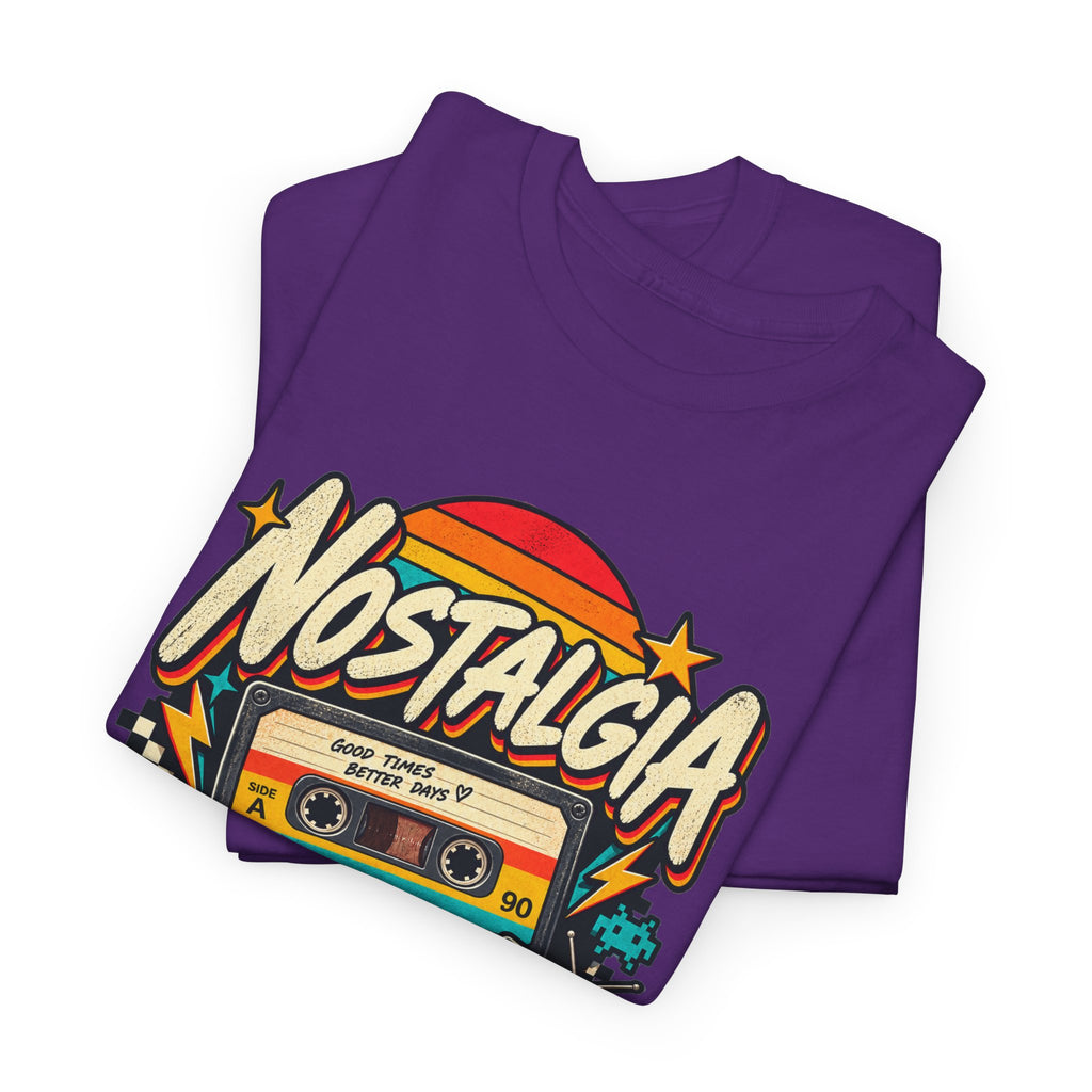 Nostalgia Never Gets Old Unisex Heavy Cotton Tee