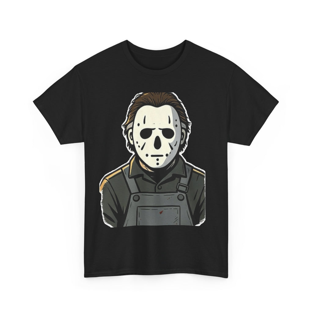 Horror Mask Tee — Jason-Inspired Halloween T-Shirt