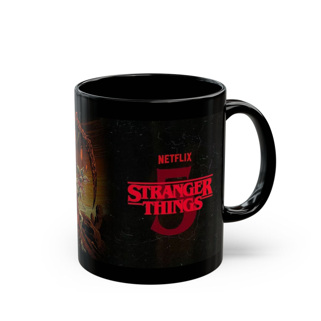 Stranger Things Season 3 Black Ceramic Mug (11oz, 15oz)